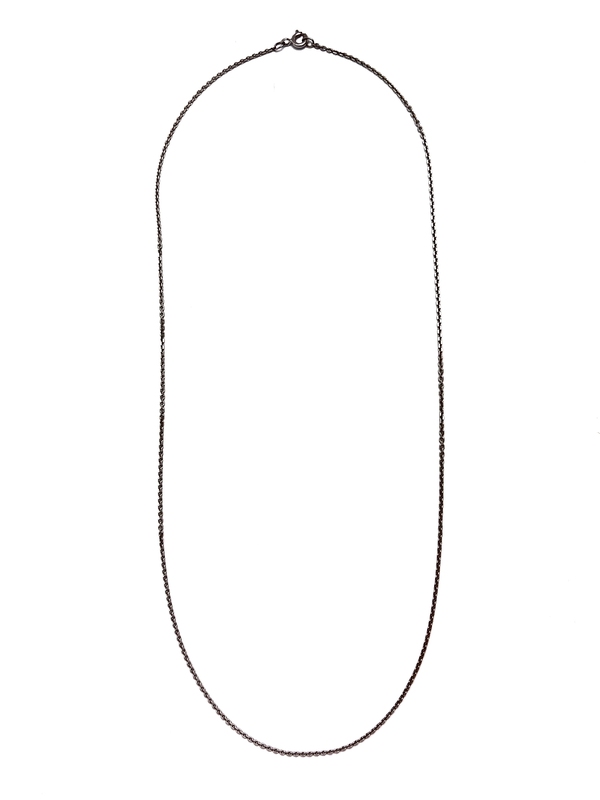 Zlatý řetízek z bílého zlata anker