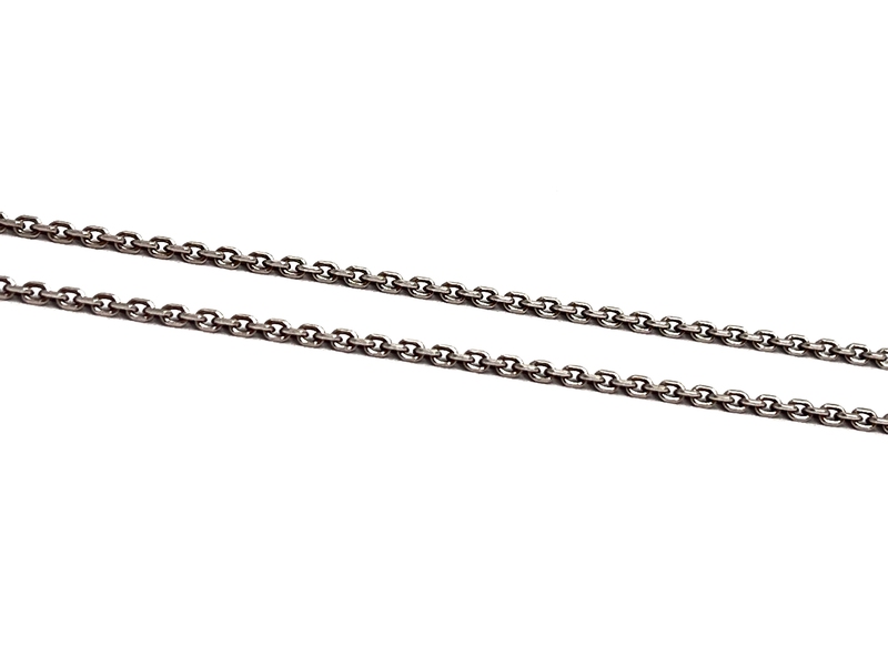 Zlatý řetízek z bílého zlata anker