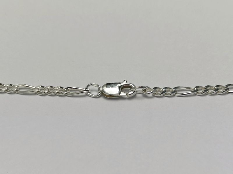 Stříbrný řetízek - figaro