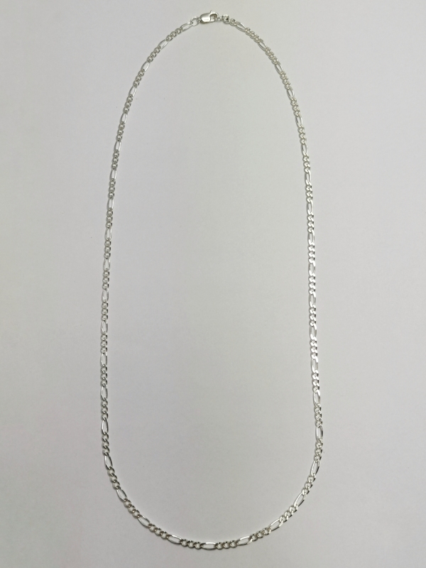 Stříbrný řetízek - figaro