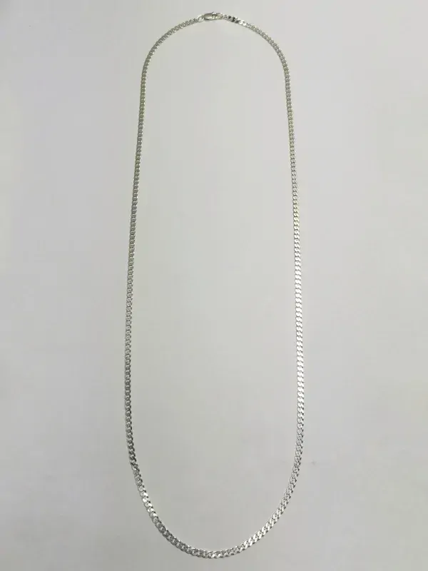 Stříbrný řetízek dlouhý - pancer