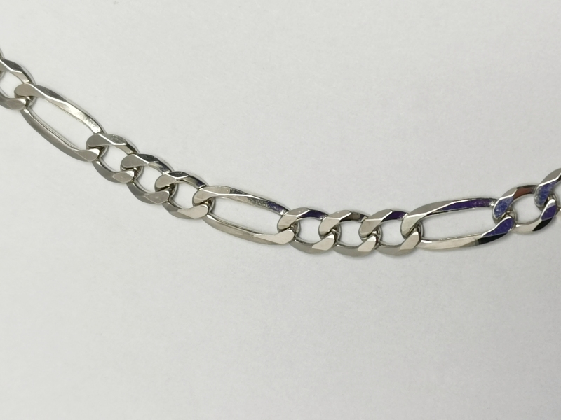 Stříbrný řetízek - figaro