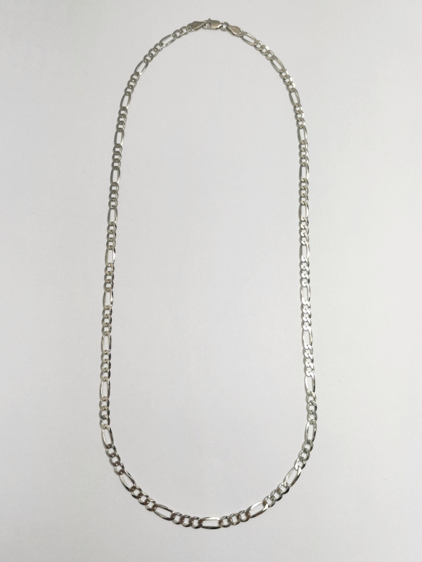Stříbrný řetízek - figaro