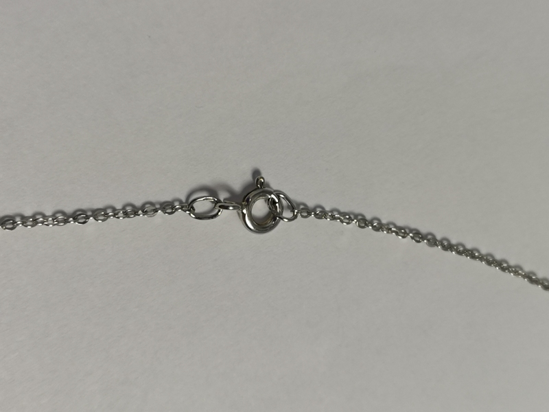 Zlatý řetízek z bílého zlata anker