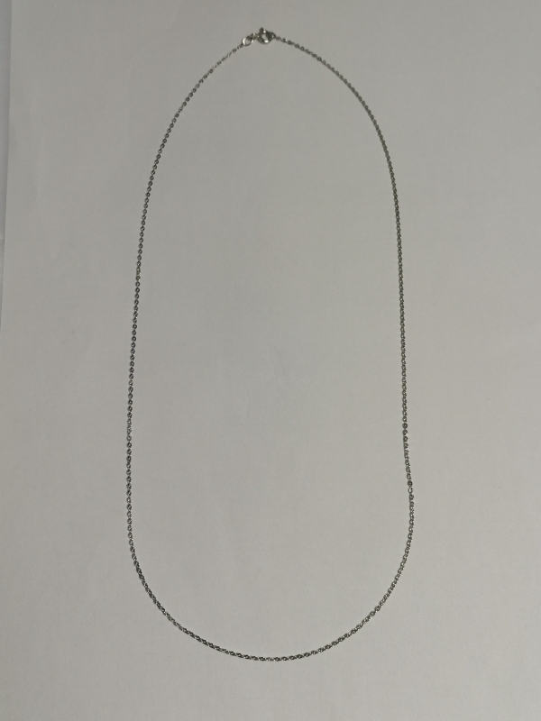 Zlatý řetízek z bílého zlata anker