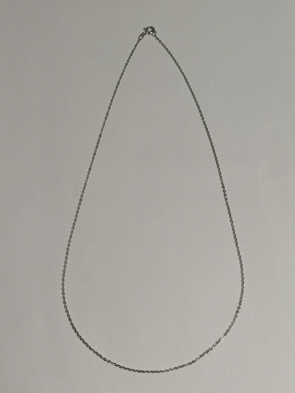 Zlatý řetízek z bílého zlata anker