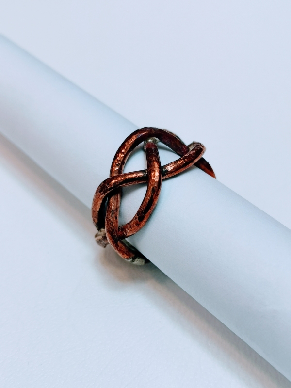 Měděný prsten - autorský šperk Jiřího Moravce