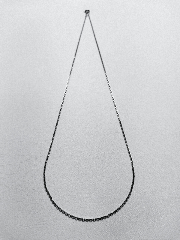 Zlatý řetízek z bílého zlata anker