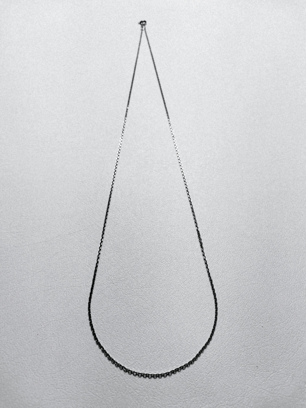 Zlatý řetízek z bílého zlata anker