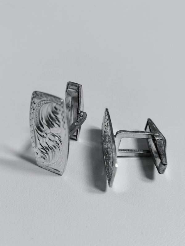 Stříbrné manžetové knoflíky