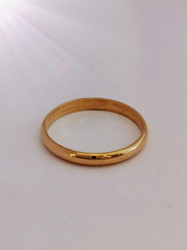 Zlatý prsten, zlatý kroužek z červeného zlata