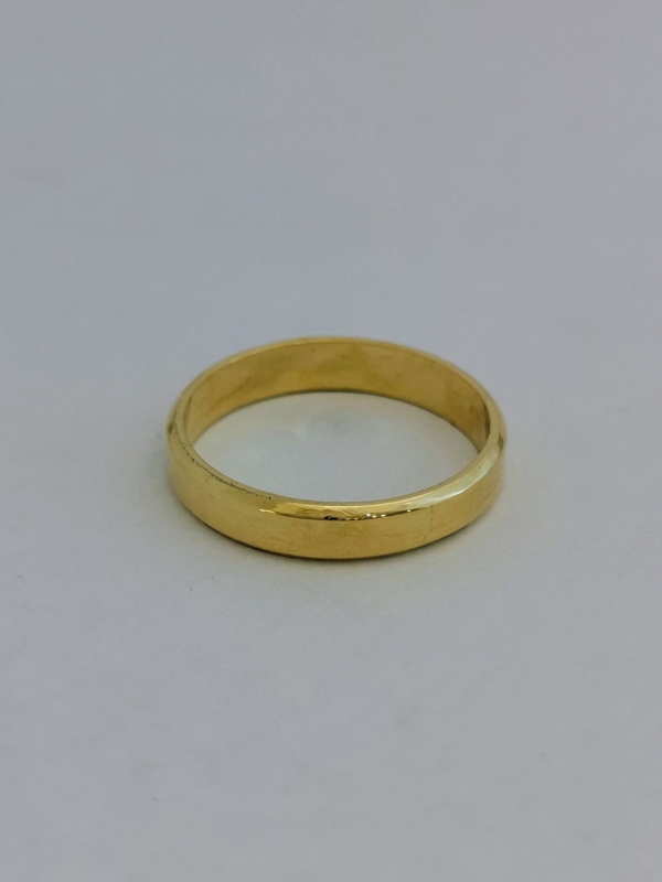 Zlatý prsten, zlatý kroužek ze žlutého zlata