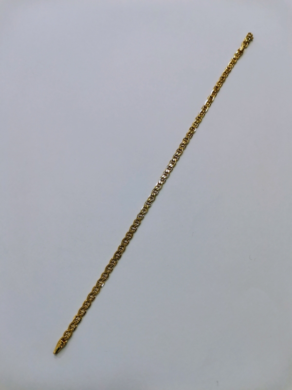 Zlatý náramek "háčka"