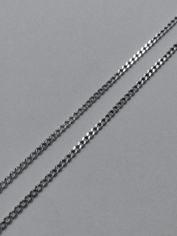 Stříbrný řetízek dlouhý - pancer