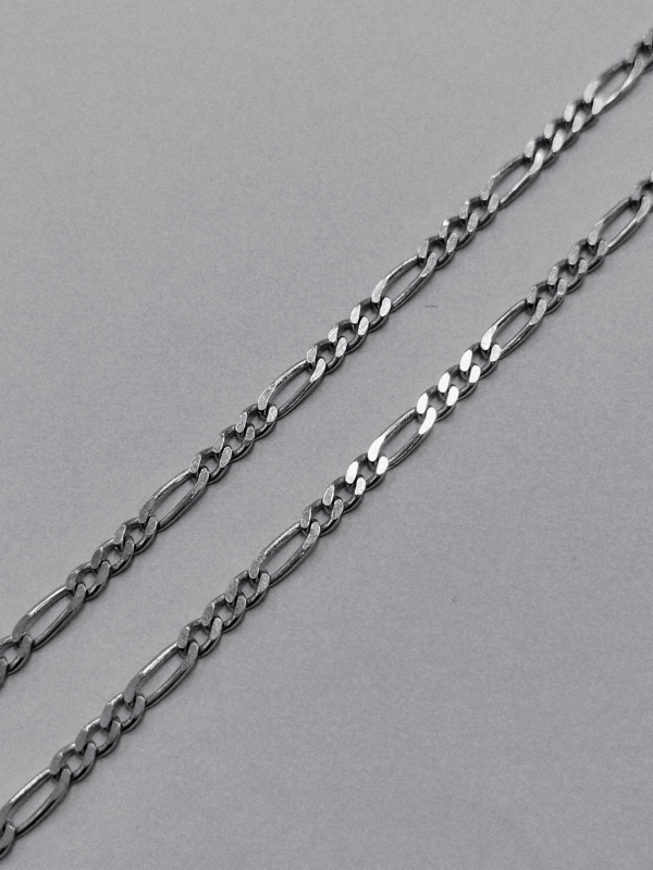 Stříbrný řetízek dlouhý - figaro