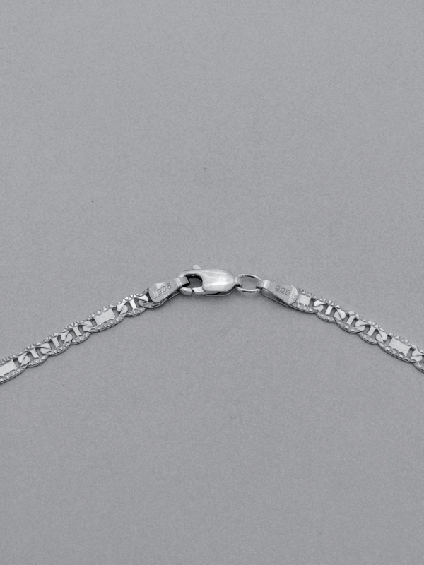 Stříbrný řetízek "žiletky"
