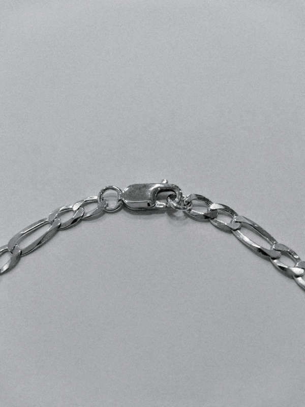 Stříbrný řetízek - figaro