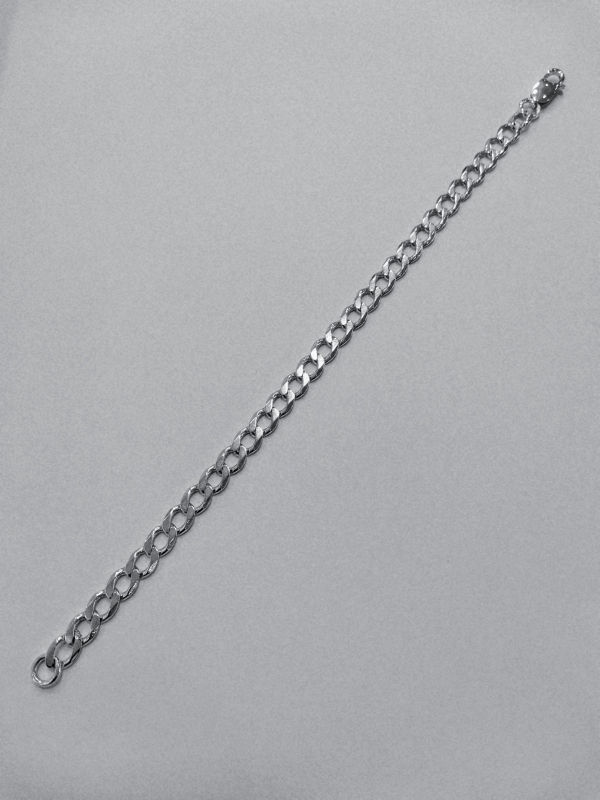 Pánský stříbrný náramek - pancer