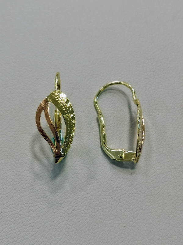 Zlaté dámské naušnice celozlaté