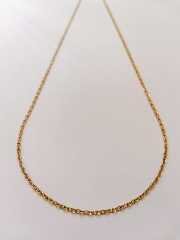 Zlatý řetízek anker