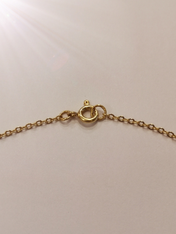 Zlatý řetízek anker