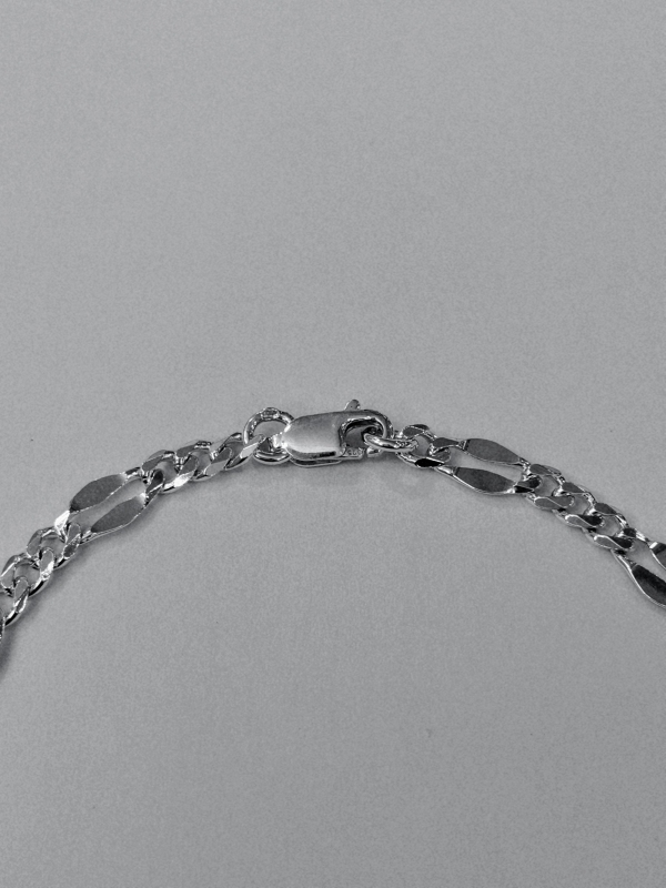 Stříbrný řetízek - figaro