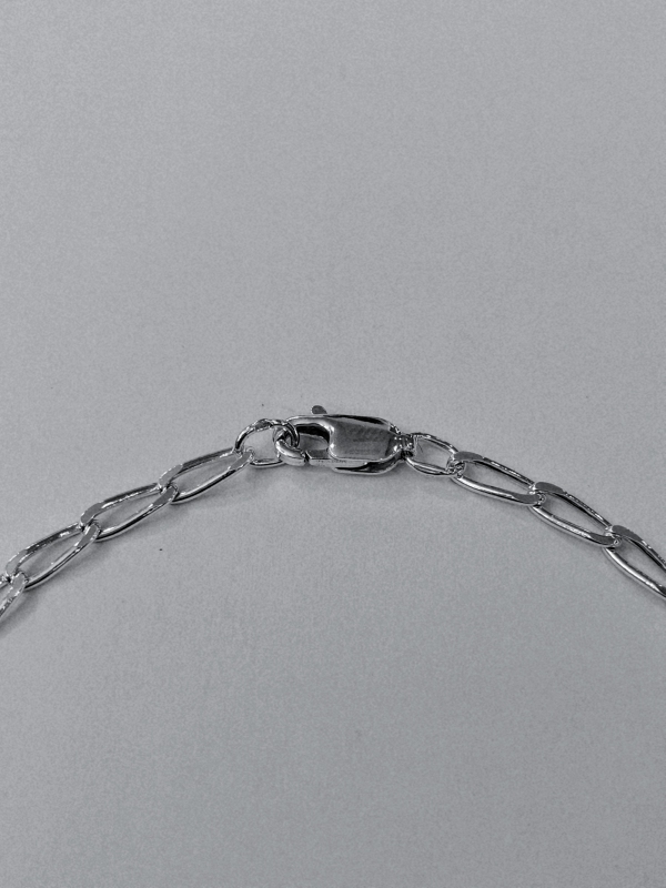 Stříbrný řetízek - dlouhá oka