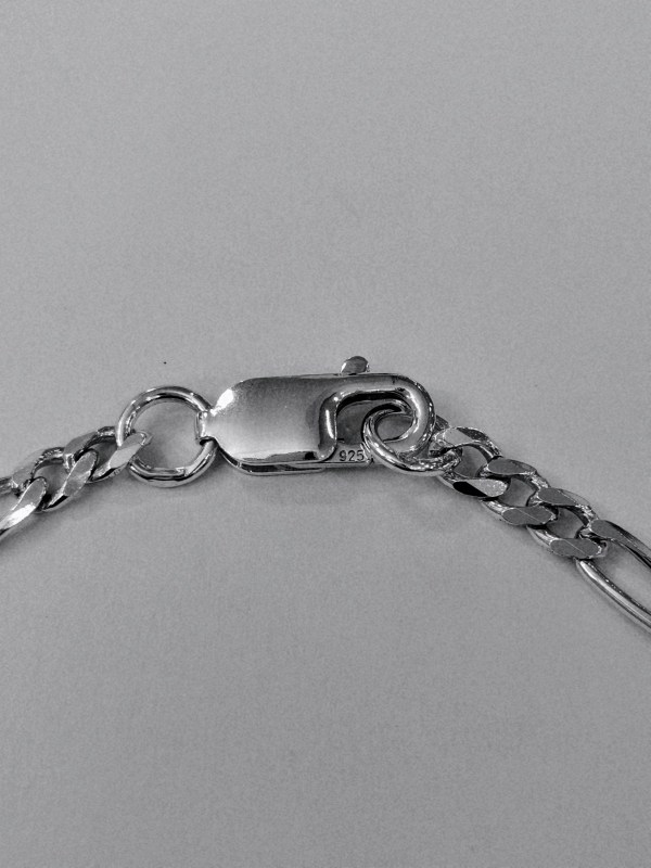 Stříbrný řetízek - figaro