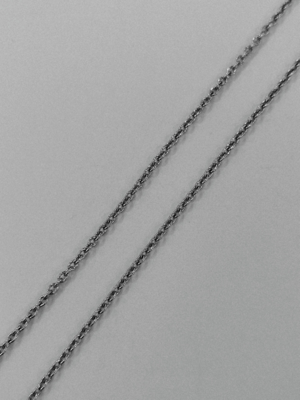 Stříbrný náhrdelník se dvěma kolečky