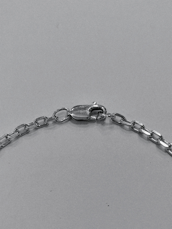 Stříbrný řetízek dlouhý - anker