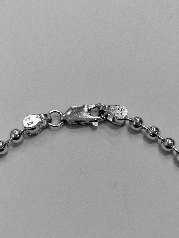 Stříbrný řetízek kuličkový