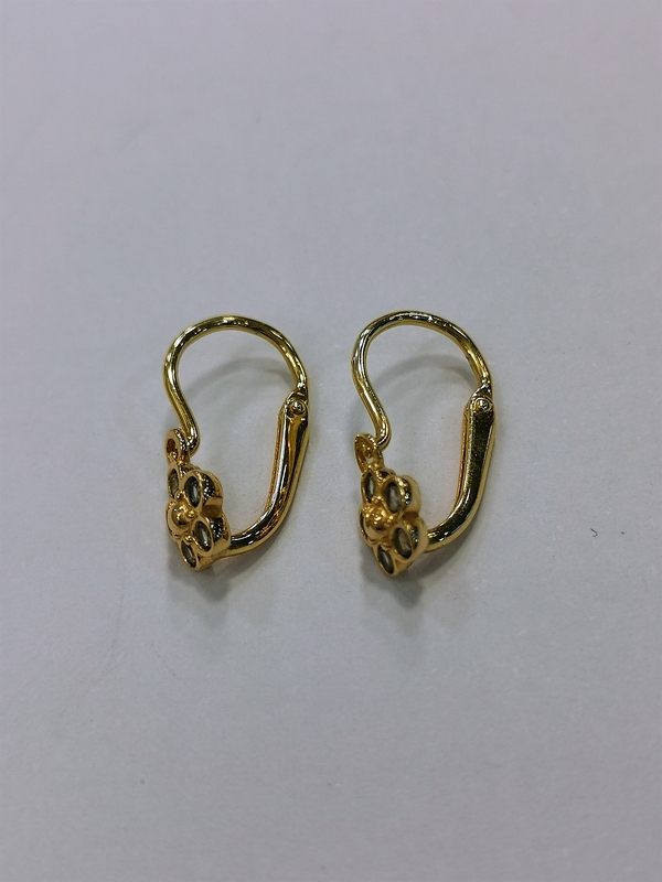 Zlaté dětské naušnice pomněnky