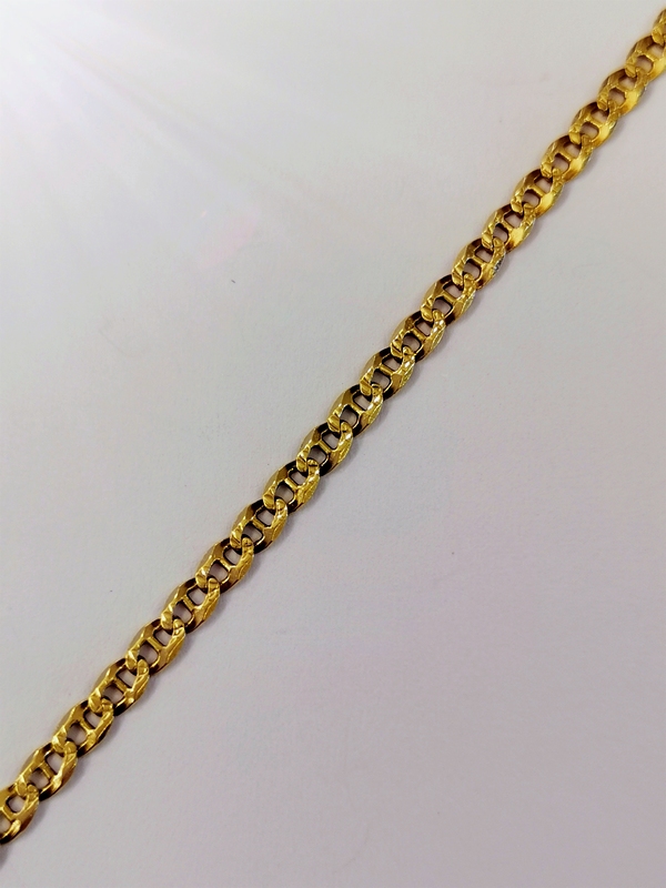 Zlatý náramek "háčka"