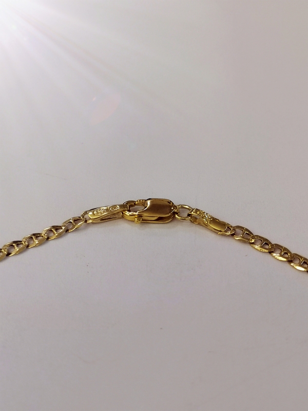 Zlatý náramek "háčka"