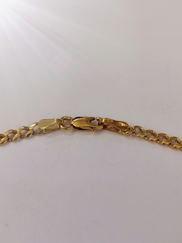 Zlatý náramek pancer