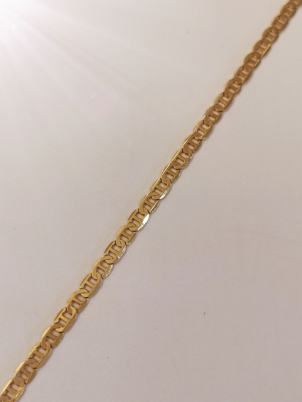 Zlatý náramek "háčka"