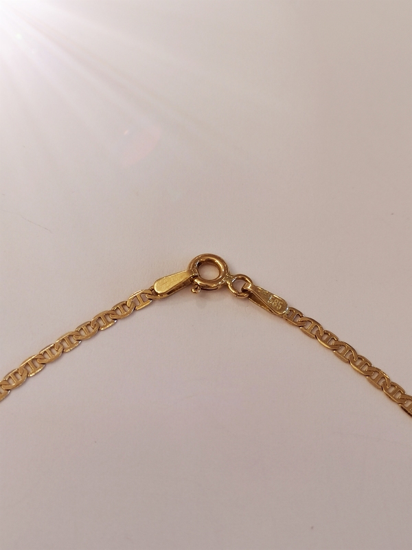 Zlatý náramek "háčka"