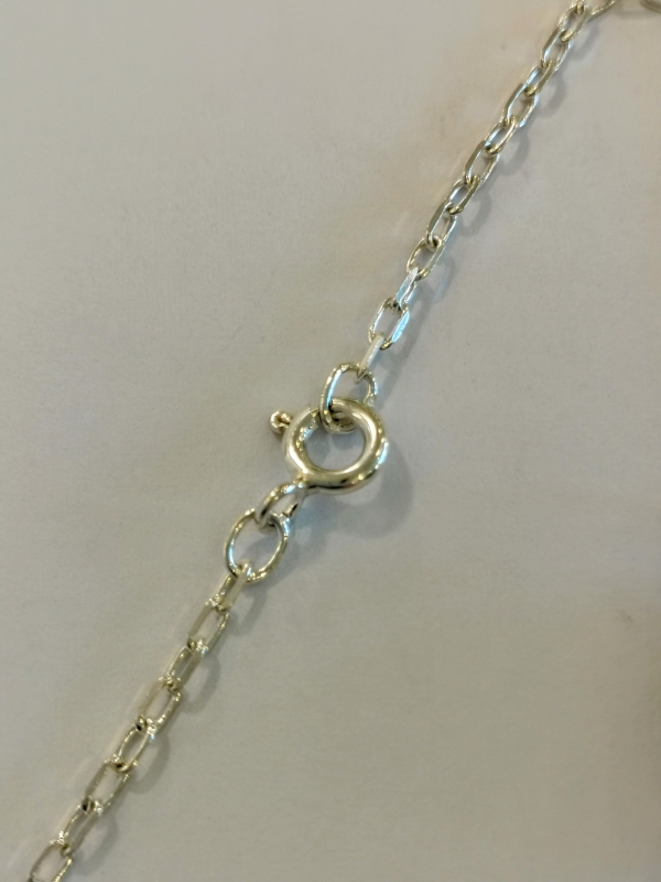 Stříbrný náramek s přírodním vltavínem