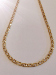 Zlatý řetízek rombo